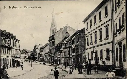 Ak Sankt Ingbert im Saarland, Kaiserstraße