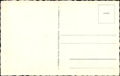 Ak Ottweiler im Kreis Neunkirchen Saarland, Schlossplatz