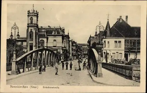 Ak Neunkirchen im Saarland, Brückenstraße
