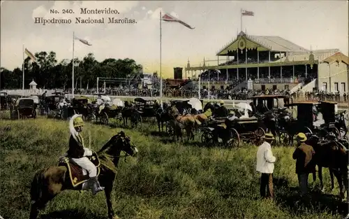 Ak Montevideo Uruguay, Hipódromo Nacional de Maroñas