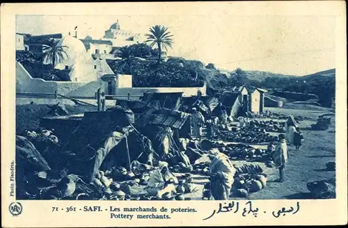 Ak Safi Marokko, Les marchands de poteries