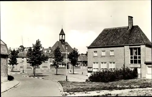 Ak Biervliet Zeeland Niederlande, Markt