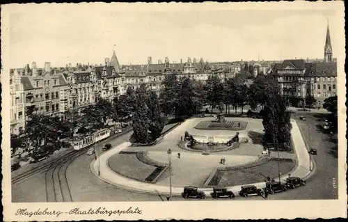 Ak Magdeburg, Staatsbürgerplatz