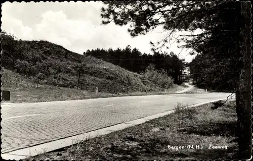 Ak Bergen Nordholland Niederlande, Zeeweg