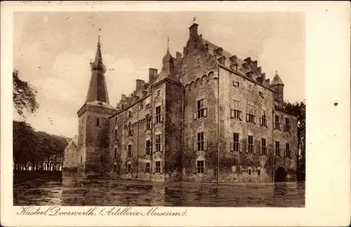 Ak Doorwerth Gelderland, Kasteel, Artillerie Museum