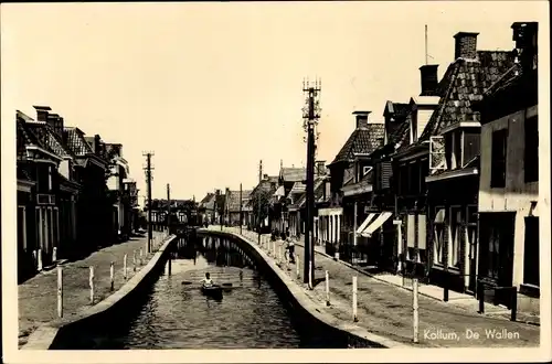 Ak Kollum Kollumerland en Nieuwkruisland Friesland Niederlande, De Wallen