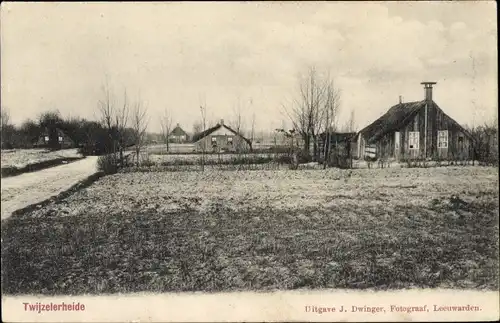 Ak Twijzelerheide Friesland Niederlande, Dorpsgezicht