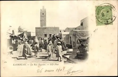 Ak Kairouan Tunesien, Rue Saussier