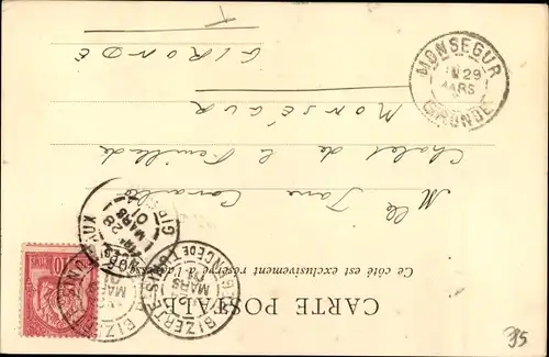 Ak Kairouan Tunesien, Vue sur la Cour de la Grande Mosquee