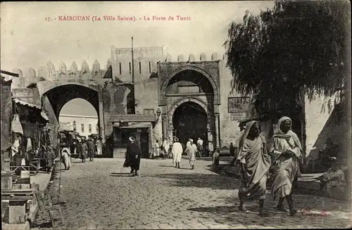 Ak Kairouan Tunesien, la Porte de Tunis