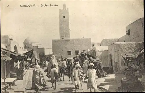 Ak Kairouan Tunesien, Rue Saussier