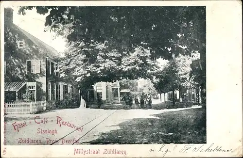 Ak Zuidlaren Drenthe Niederlande, Millystraat