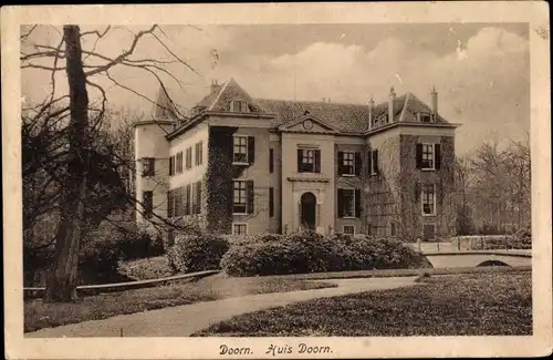 Ak Doorn Utrecht Niederlande, Huis Doorn