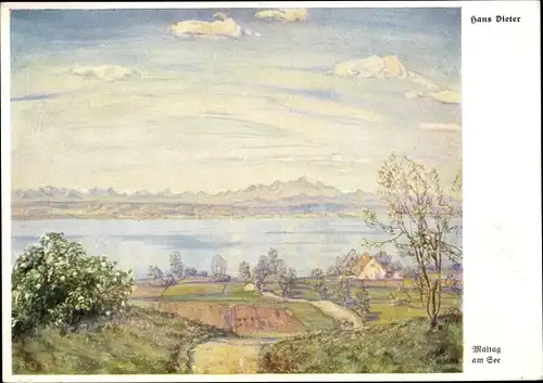 Künstler Ak Dieter, Hans, Maitag am See