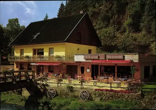 Ak Wildemann Clausthal Zellerfeld im Oberharz, Hotel Restaurant Zur Brücke