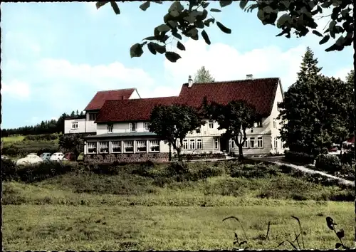 Ak Buntenbock Clausthal Zellerfeld Oberharz, Hotel Bunter Bock, Außenansicht