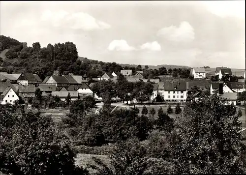 Ak Lauenberg Dassel in Niedersachsen, Teilansicht vom Ort, Gasthaus Zum Sollinger Wald, W Hagedorn
