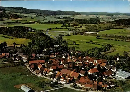 Ak Salzderhelden Einbeck in Niedersachsen, Solbad, Luftaufnahme