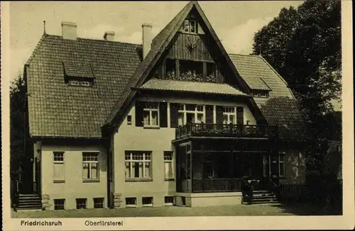 Ak Friedrichsruh Aumühle im Herzogtum Lauenburg, Oberförsterei, Außenansicht
