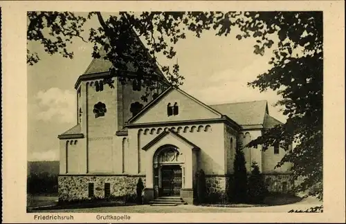 Ak Friedrichsruh Aumühle in Lauenburg, Gruftkapelle
