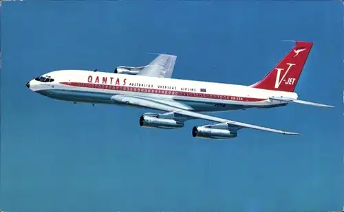 Ak Passagierflugzeug, Qantas Empire Airways, Boeing 707 V-Jet