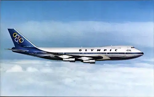 Ak Olympic Airways, Boeing 747 200 B, Jumbo Jet, Passagierflugzeug
