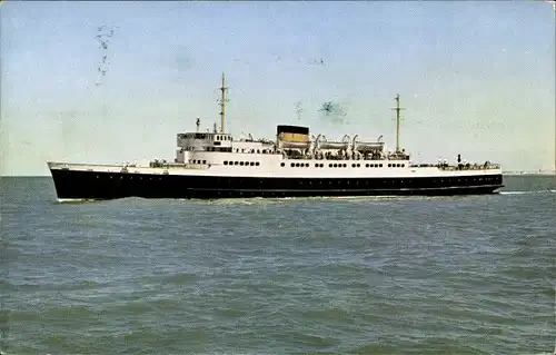 Ak Ostend-Dover Line, Prinses Josephine-Charlotte, Dampfer