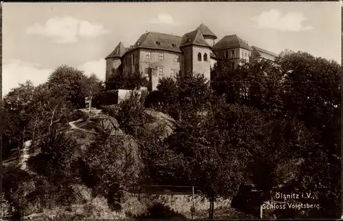 Ak Oelsnitz im Vogtland, Schloss Voigtsberg