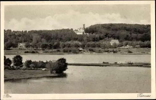 Ak Plön in Holstein, Gesamtansicht, Parnass