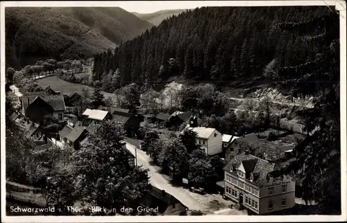 Ak Luisenthal im Thüringer Wald, Blick in den Grund, Panorama