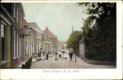 Ak Hasselt Overijssel, Eiland, H. H. Stede