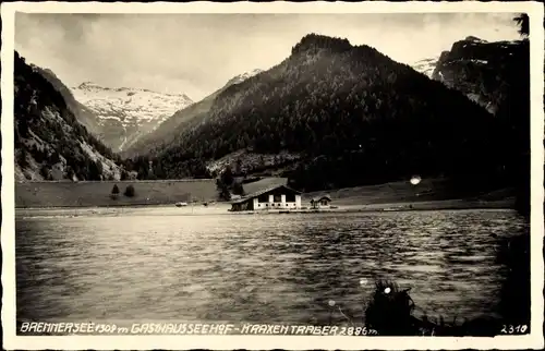 Ak Tirol, Gasthof Seehof am Brenner See, Kraxen Traber