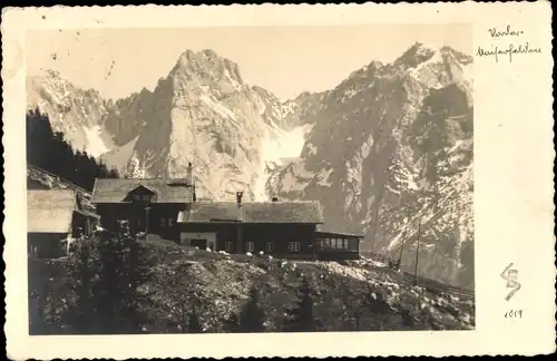Ak Ebbs in Tirol, Blick auf Vorderkaiserfeldenhütte