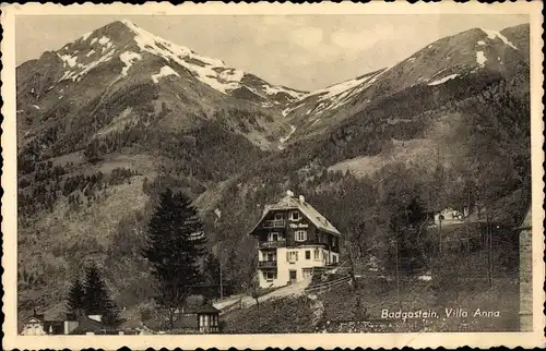 Ak Bad Gastein Badgastein in Salzburg, Villa Anna