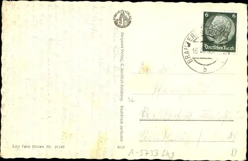 Ak Bramberg am Wildkogel in Salzburg, Gesamtansicht