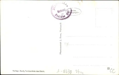 Ak Mariazell Steiermark, Gesamtansicht