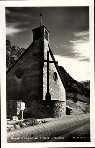 Ak Langen am Arlberg Klösterle Vorarlberg Österreich, Kirche