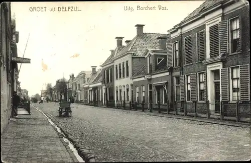 Ak Delfzijl Groningen, Uitg. Borchert Vos.