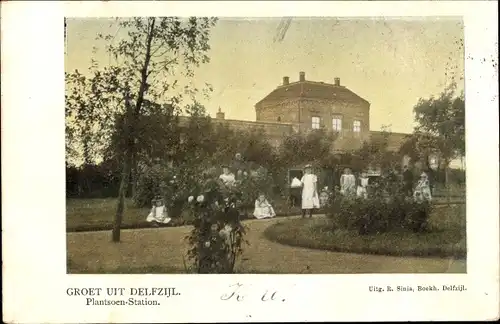 Ak Delfzijl Groningen, Plantsoen Station