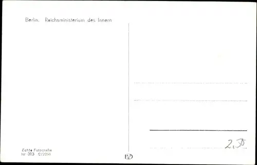 Ak Berlin Mitte, Reichsministerium des Inneren