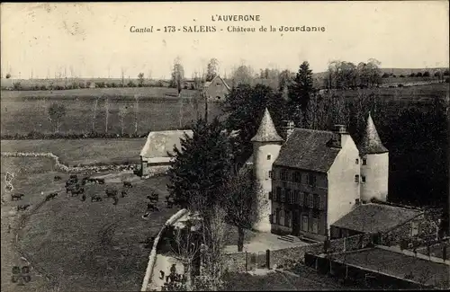Ak Salers Cantal, Château de la Jourdanie