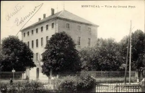 Ak Montréal la Cluse Ain, Villa du Grand Pont