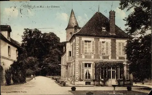 Ak Citry Seine et Marne, Le Château