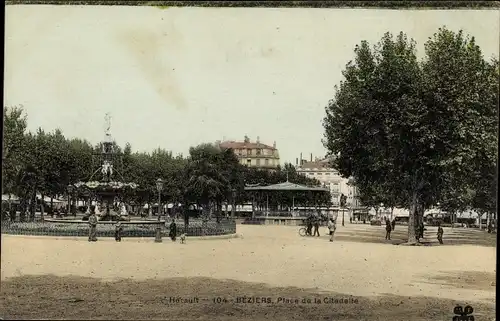 Ak Béziers Hérault, Place de la Citadelle
