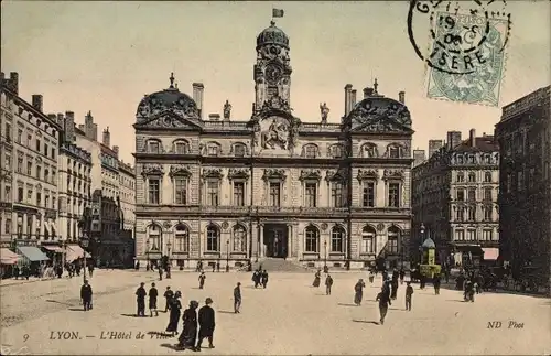 Ak Lyon Rhône, Hotel de Ville