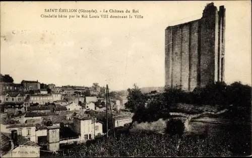 Ak Saint Emilion Gironde, Le Chateau du Roi