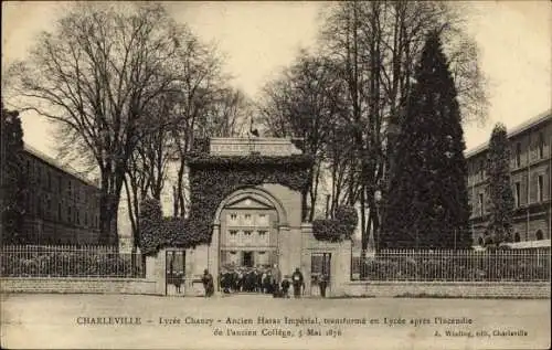 Ak Charleville Ardennes, Lycée Chanzy, Ancien Haras Imperial