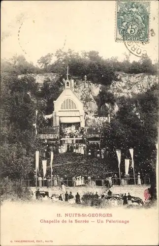 Ak Nuits Saint Georges Côte-d’Or, Chapelle de la Serree, Un Pelerinage
