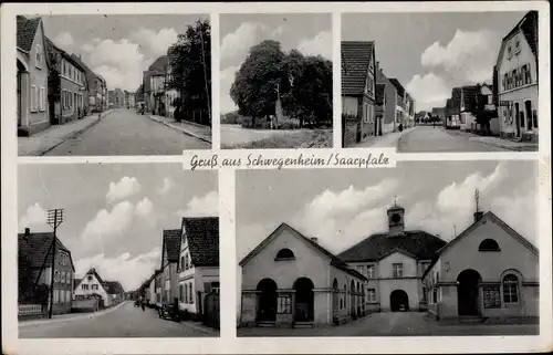 Ak Schwegenheim in der Pfalz, Ortsansichten
