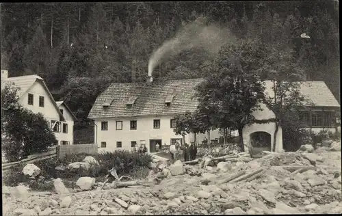 Ak Johnsbach in der Steiermark, Gasthaus Donnerwirt, Inh. Romana Schweinegger